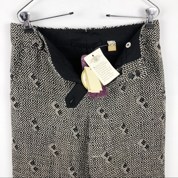 NWT Rachel Roy Aponi Relaxed Fit Wool Wide Legs Boyfriend Trouser Pants Size 2 - Picture 11 of 16